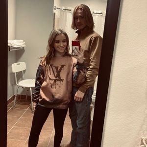 Louis Vuitton acid wash sweatshirt